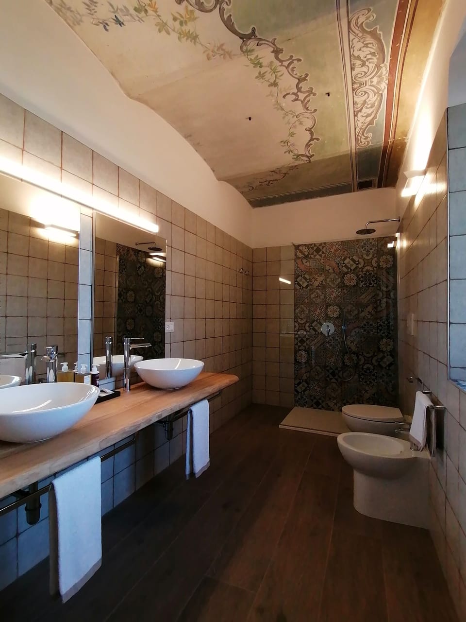 Panoramic Suite, 1 Bedroom, Pool Access, Garden View | Bathroom | Shower, rainfall showerhead, eco-friendly toiletries, hair dryer