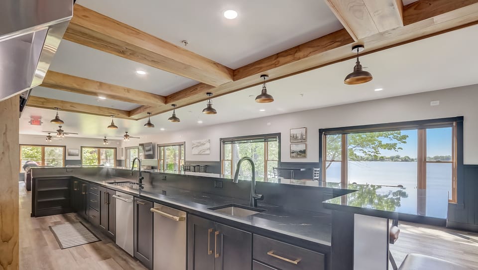 Massive open concept new kitchen!