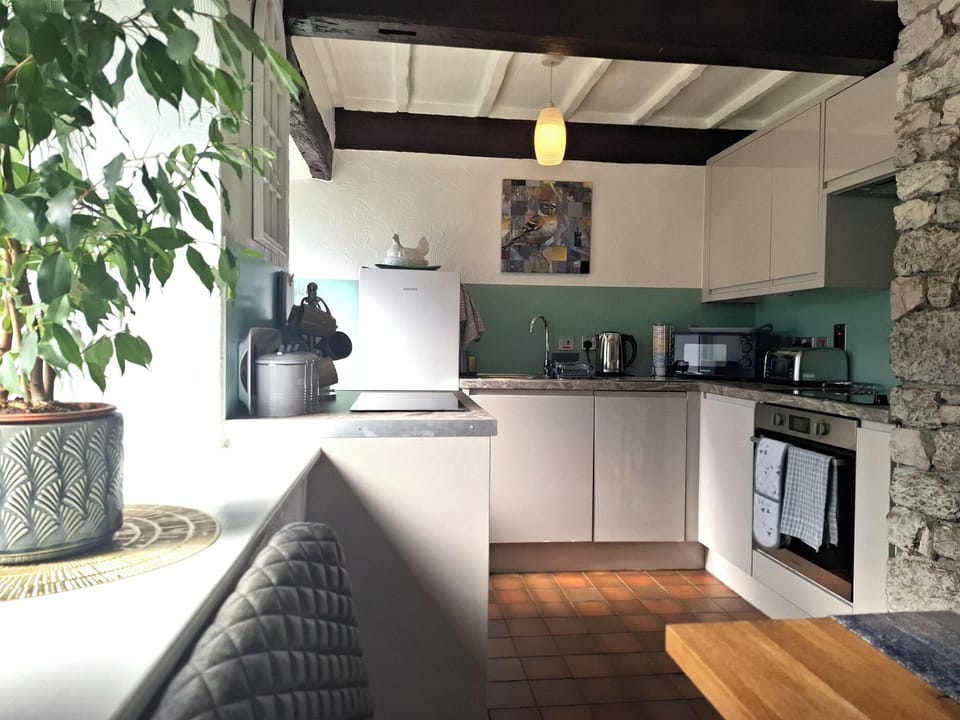 Cottage | Private kitchen | Fridge, dishwasher, electric kettle, toaster
