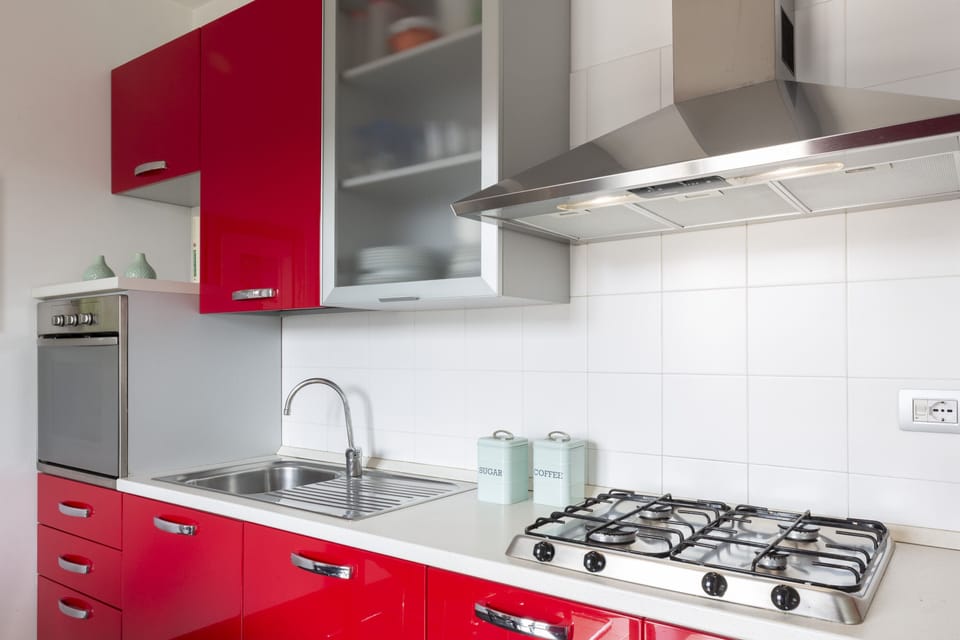 Panoramic Apartment | Private kitchen | Fridge, oven, stovetop, dishwasher