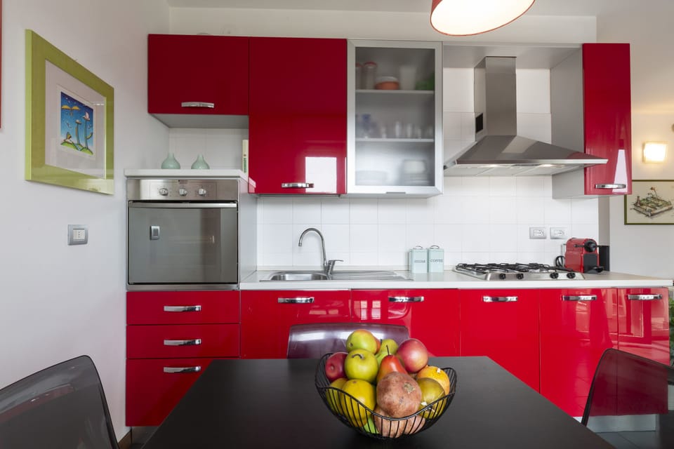 Panoramic Apartment | Private kitchen | Fridge, oven, stovetop, dishwasher