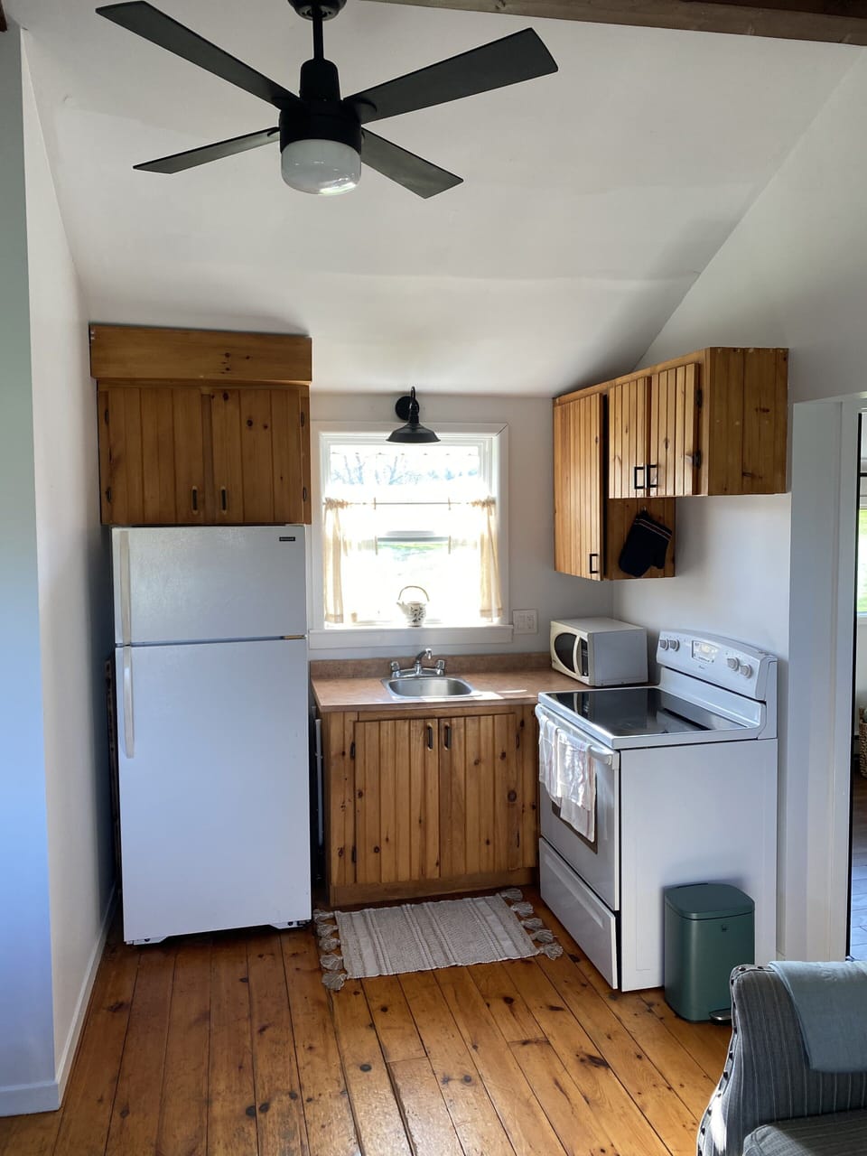 Kitchen is well stocked with all the amenities you need.