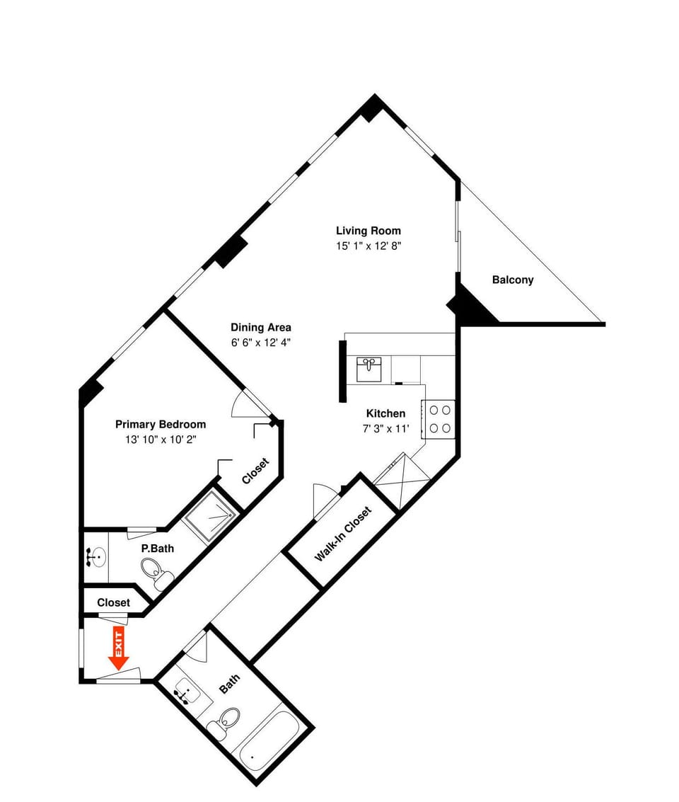 Dolphin's Den Floor Plan