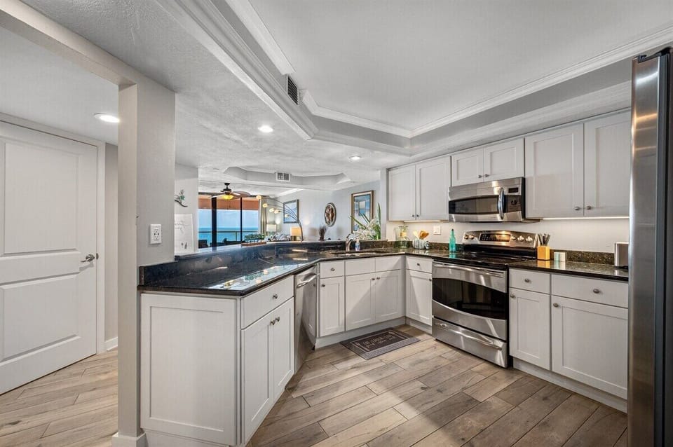 Large Kitchen with a View