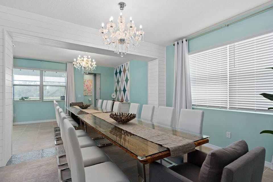 Large open space with Kitchen, Dining Room, and Living Room