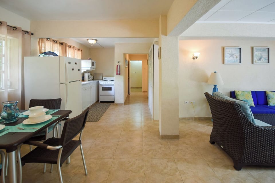 Open plan living and kitchen space