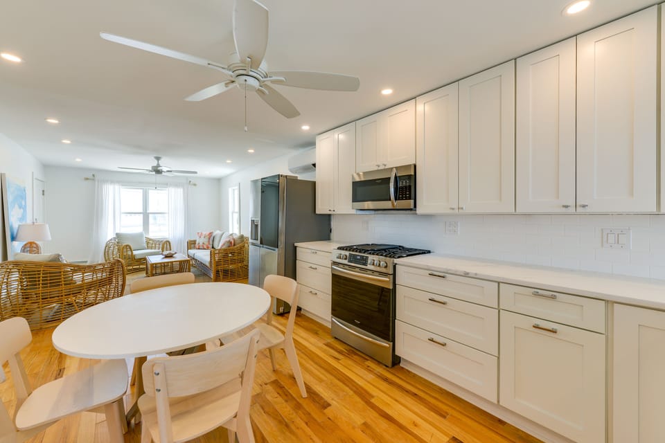 Dining Room | Fully Equipped Kitchen | Ceiling Fans