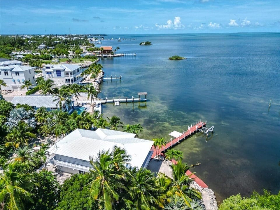Enjoy panoramic coastal scenery from this elevated perspective overlooking the bay.