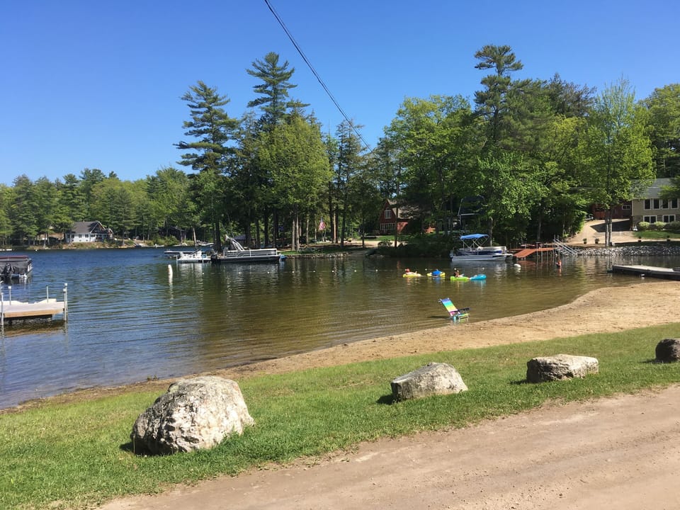 Shared beach, perfect for families