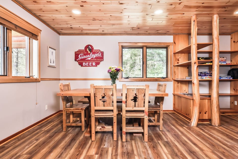 Formal Dining right near the island bar.