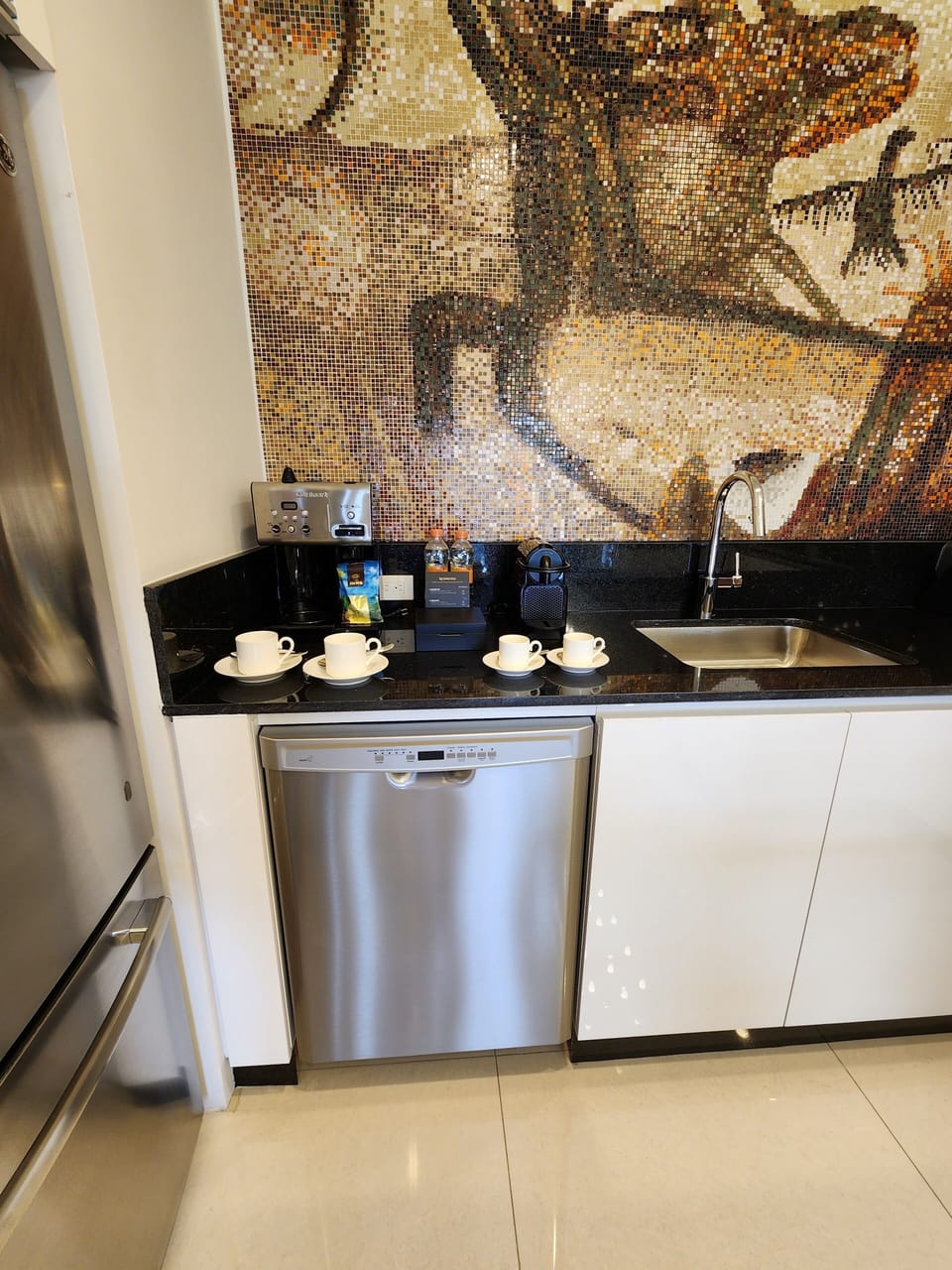 Kitchen-Dishwasher and Coffee Maker