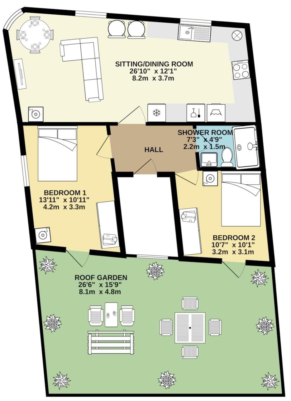 Floorplan F3 392a