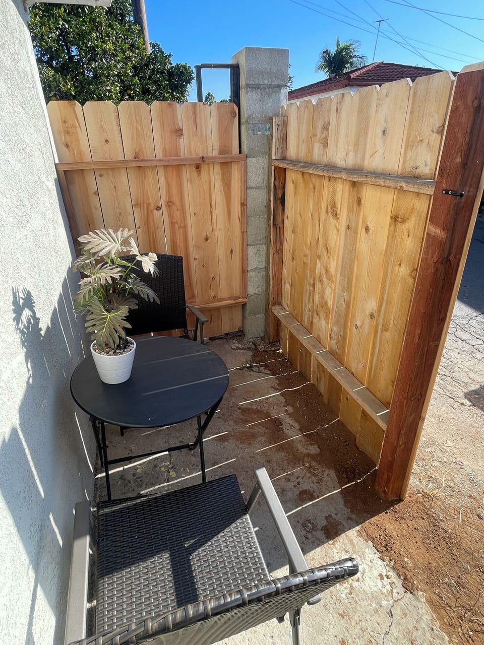 private patio