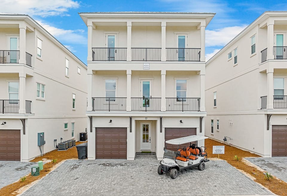 Blissful Breeze - Exterior View - Includes Golf Cart