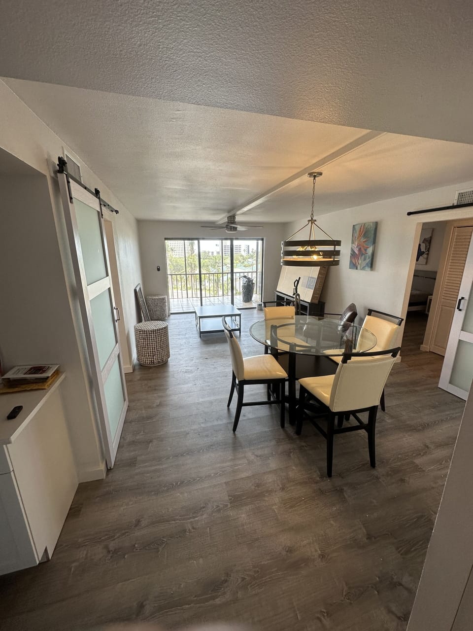 Step into a completely brand new renovation to a balcony with gulf views!