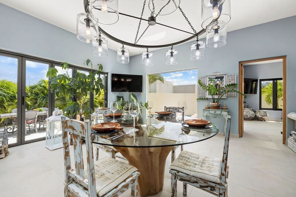 The interior of the home showcases an exceptional level of design and attention to detail. The decor is tastefully chosen, providing a sophisticated and inviting atmosphere for guests to enjoy during their stay.