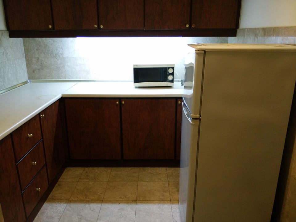Family Suite, 2 Bedrooms | Private kitchen | Fridge, microwave, electric kettle