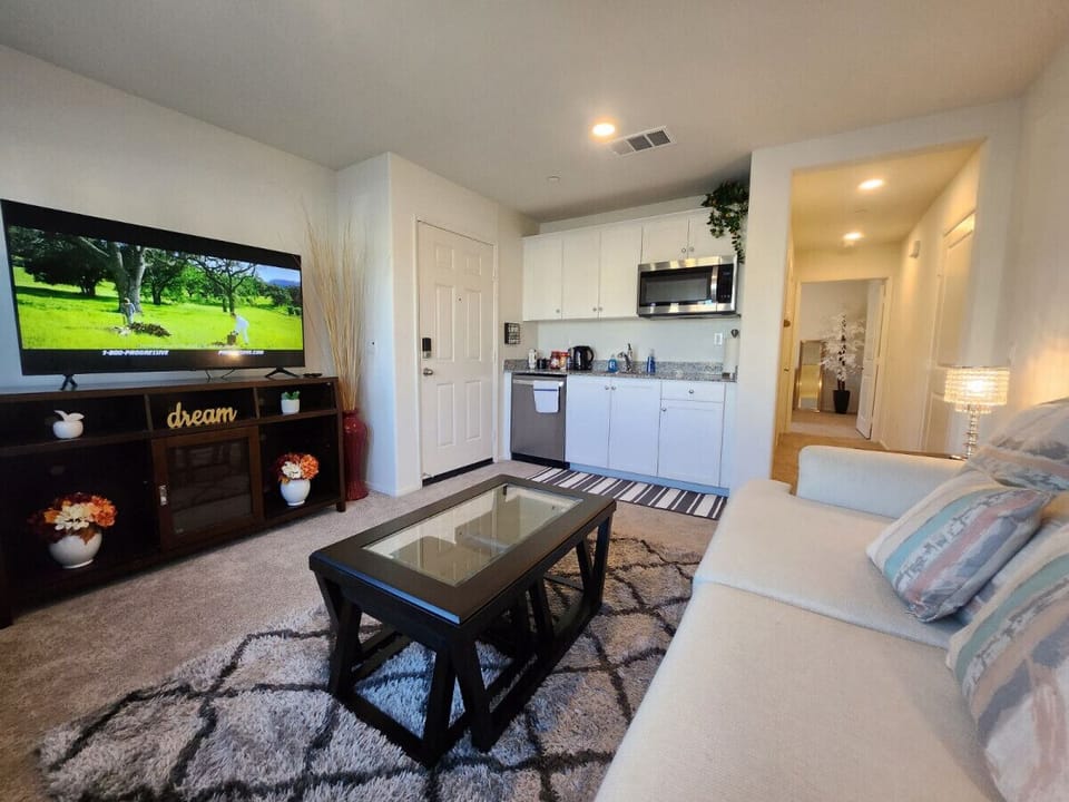 Living room comfortable couch