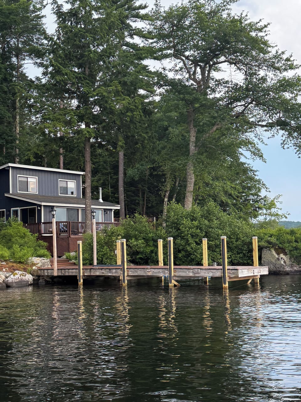 Large approx. 24’ permanent dock; new bumpers and posts 2024 season. 