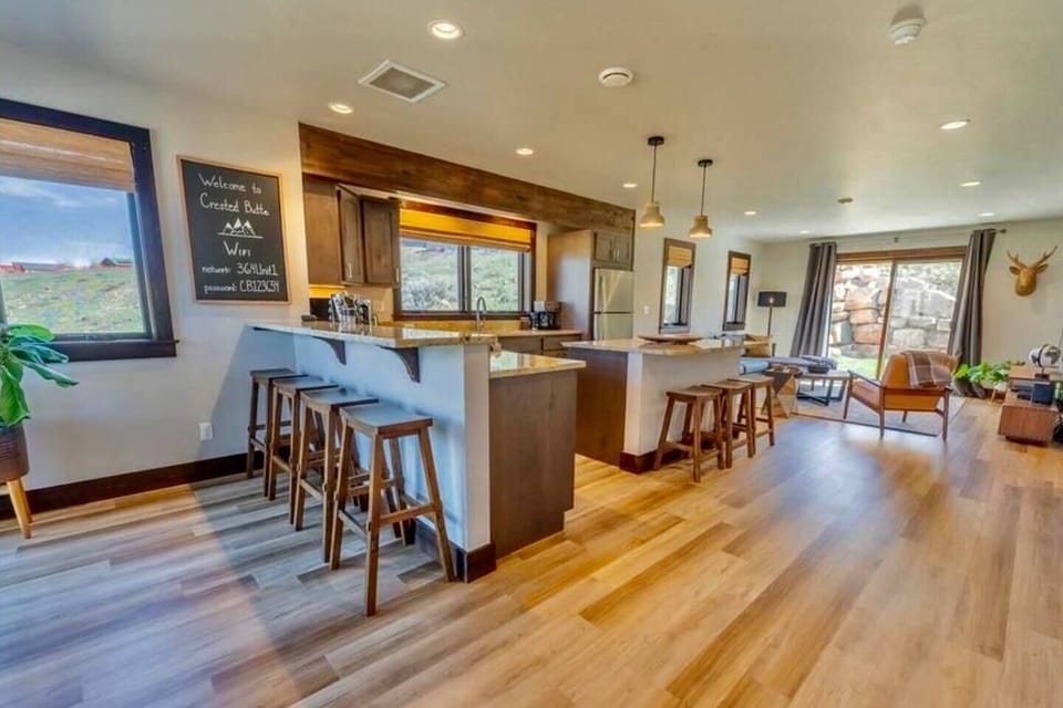 Barstools seat 7- perfect for entertaining.