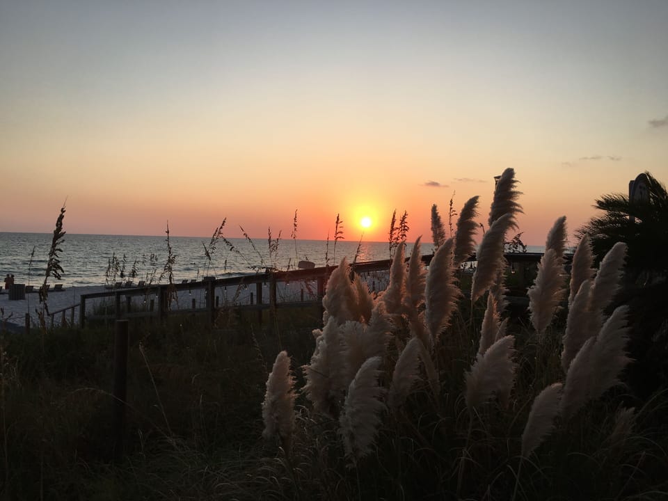 Typical Sunset from beach level