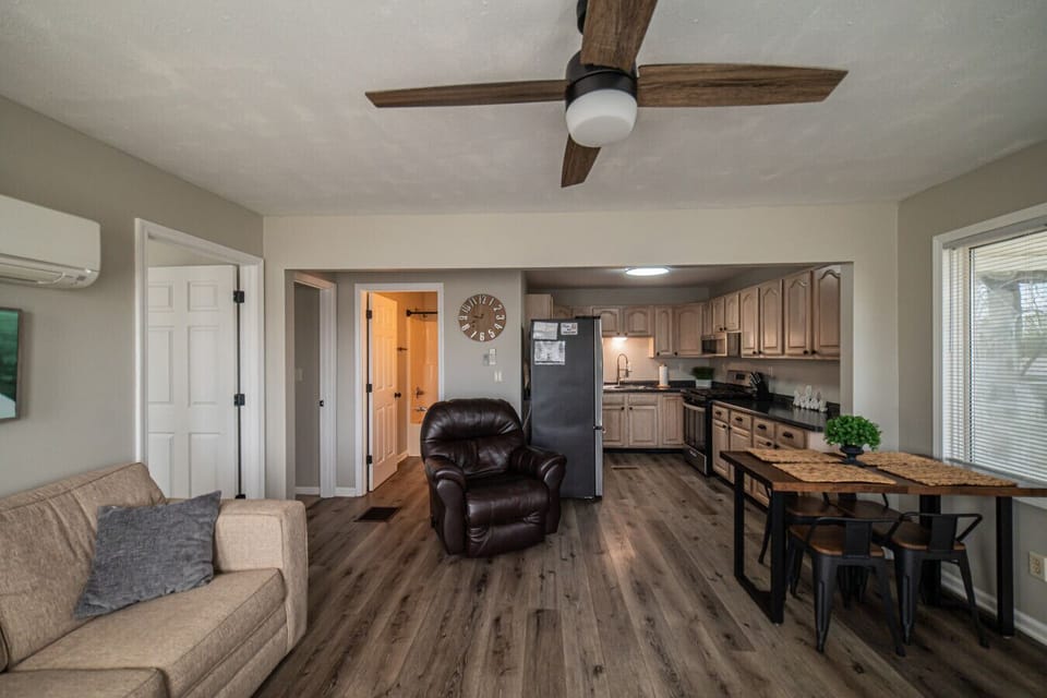 Cozy living room and open floor plan.