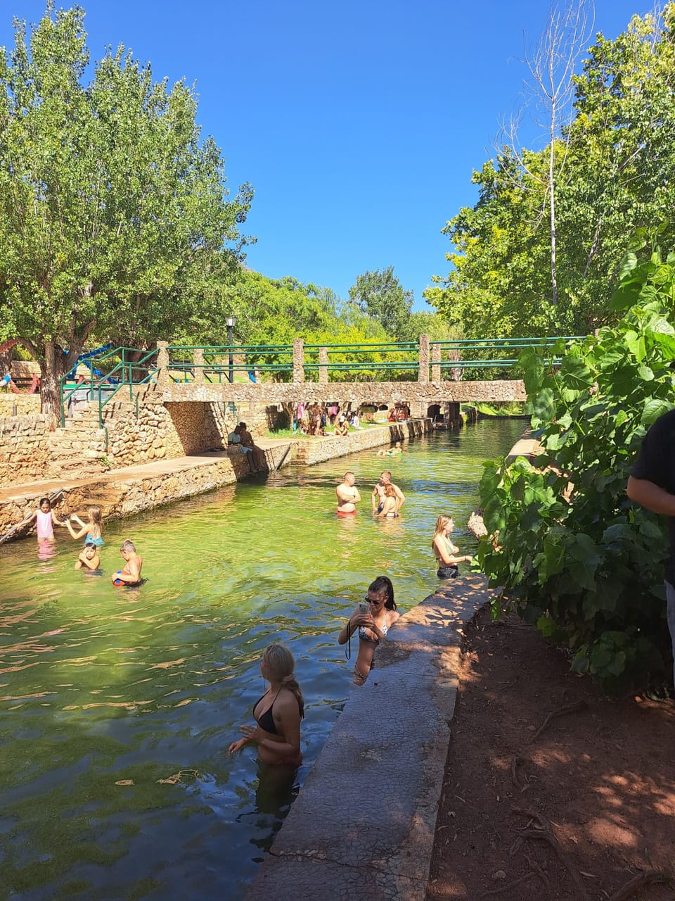 Alte, fab place to swim in the summer just 20 mins away, in land. . 