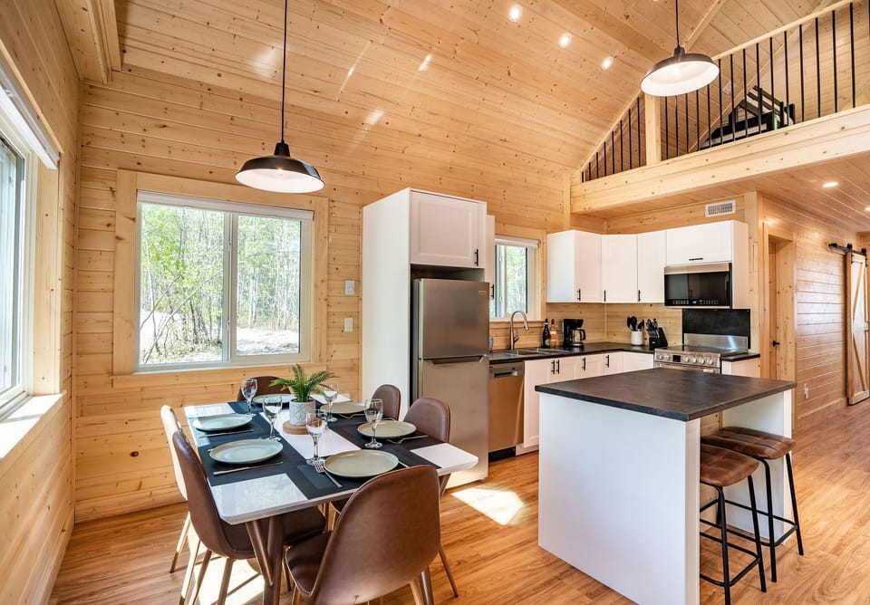 View of the open living/dining area