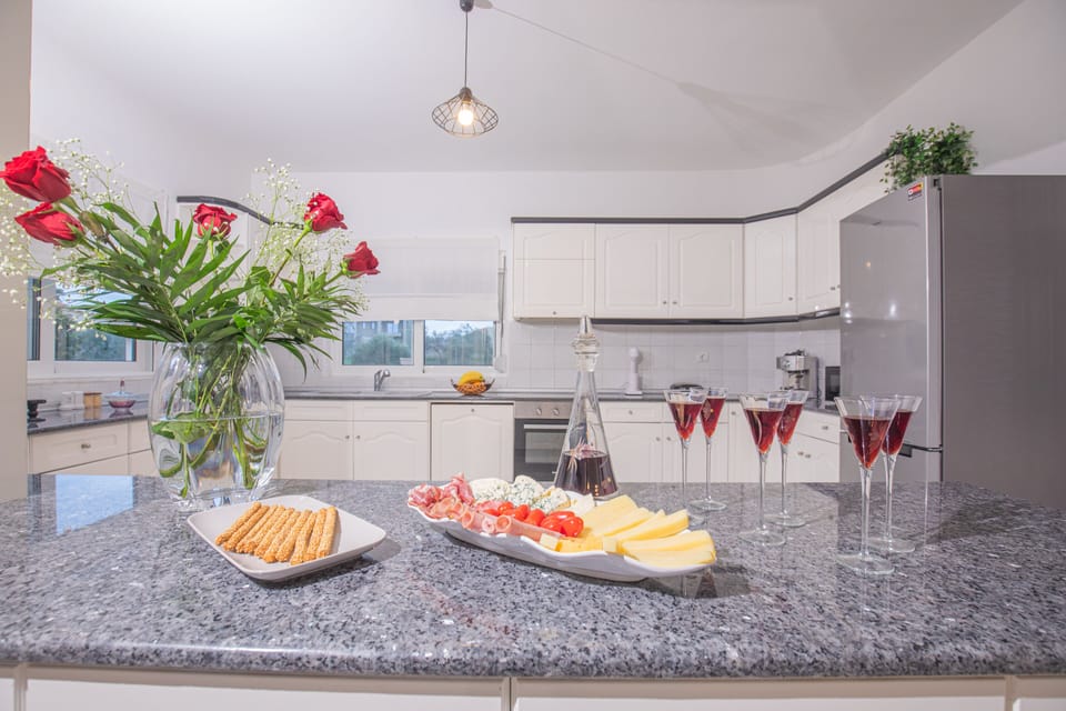 Exclusive Villa, 3 Bedrooms, Private Pool | Private kitchen | Full-size fridge, microwave, oven, stovetop