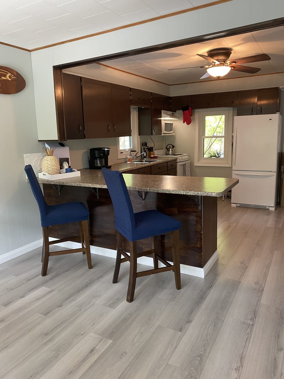 Kitchen and Island