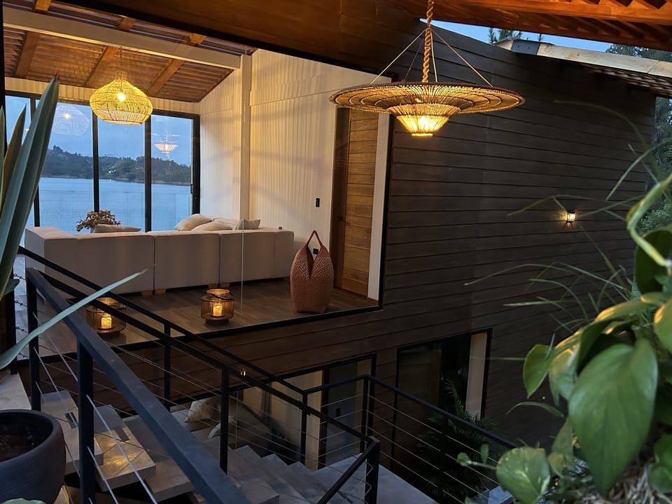 View of the living room from the entrance
