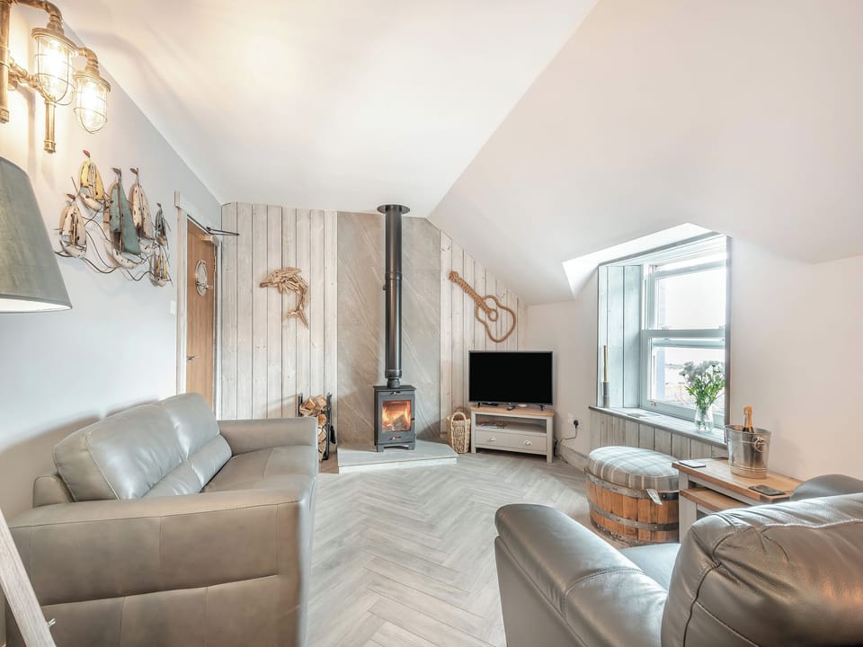 Living room | Harbour View - Harbour Cottages, Dunure, near Ayr