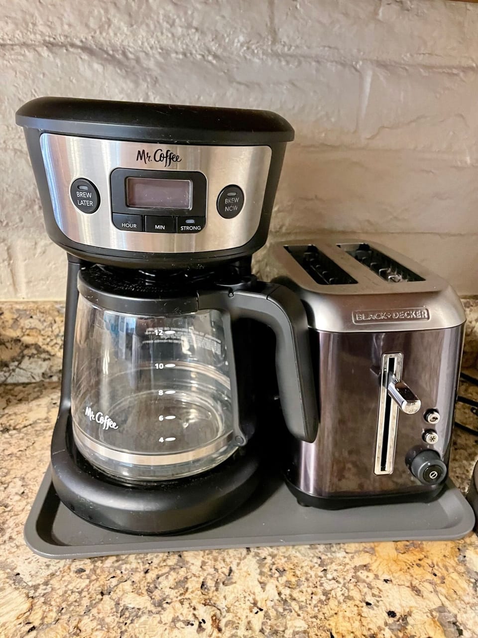 Drip coffee maker & 2 slice toaster