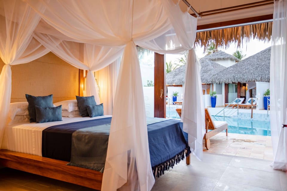 Pool Balcony Suite | 1 bedroom, Egyptian cotton sheets, premium bedding, desk