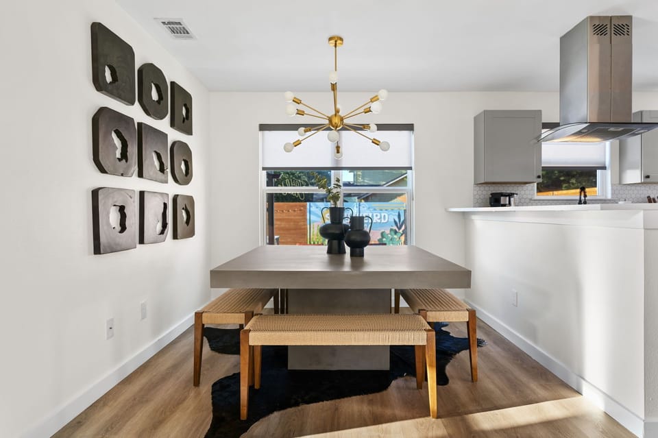 Experience the perfect blend of elegance and functionality in this spacious home. With not one, but two inviting dining areas.