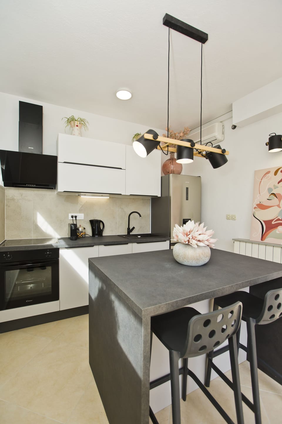 Exclusive Apartment, 1 Queen Bed, Private Pool | Private kitchen | Espresso maker