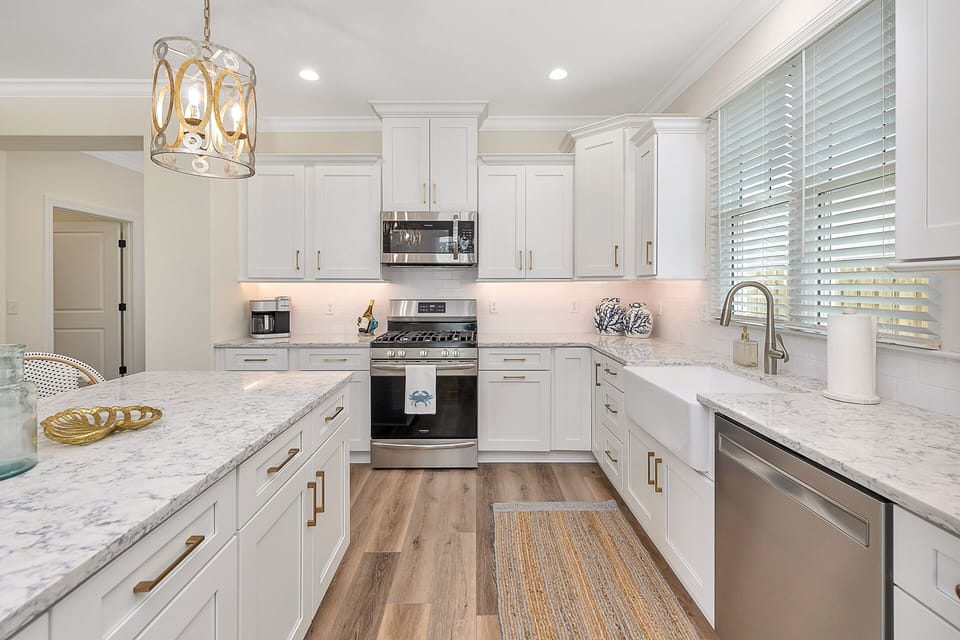 Spacious kitchen to accommodate any meal with the family