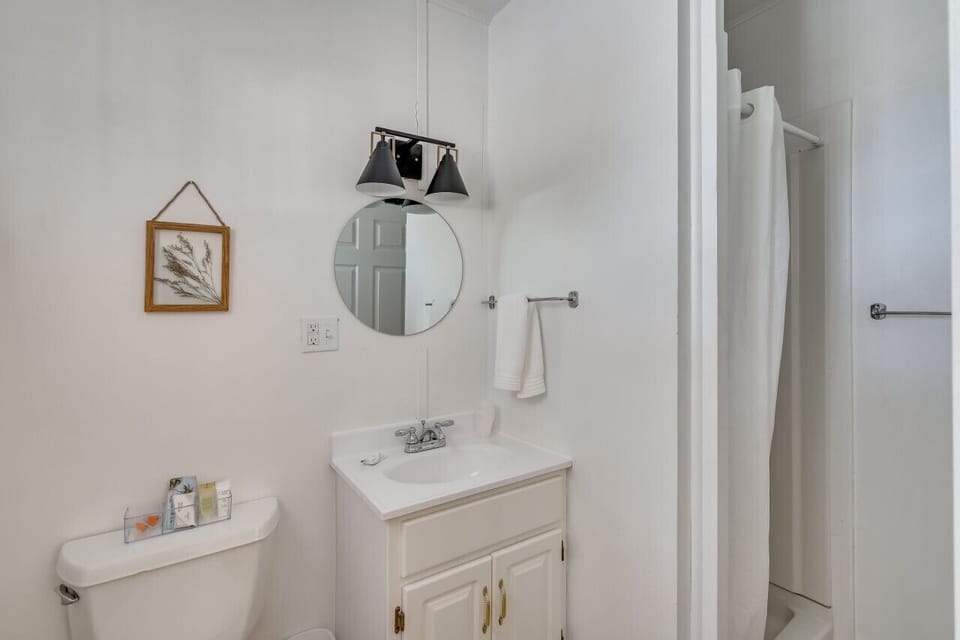 Bathroom with walk in shower