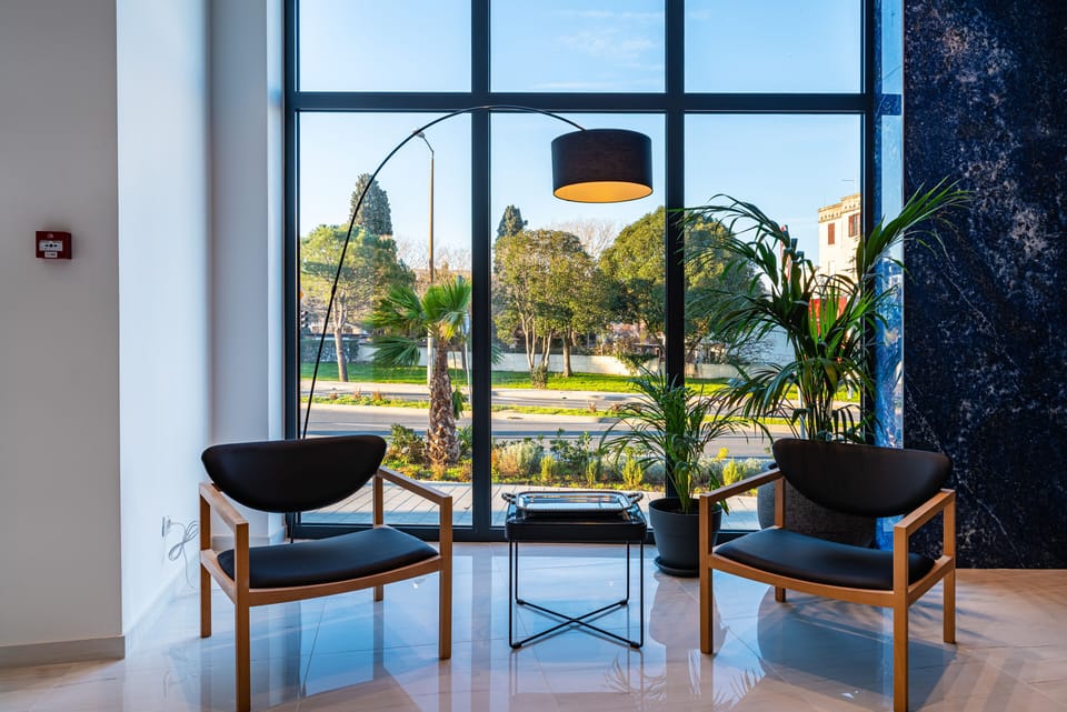 Lobby sitting area