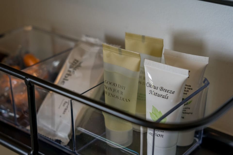 Basic bathroom amenities