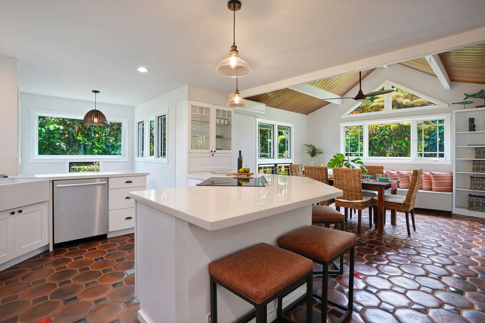 Prepare fresh, memorable meals in this bright kitchen with thoughtful design and finishes.