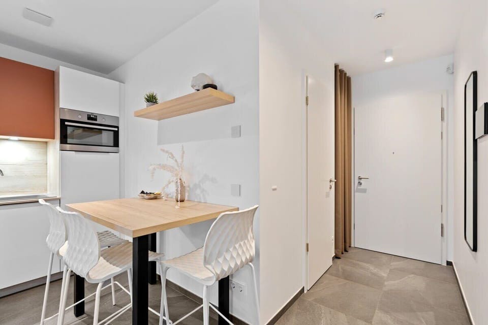 Chic dining setup for intimate meals and memorable conversations.