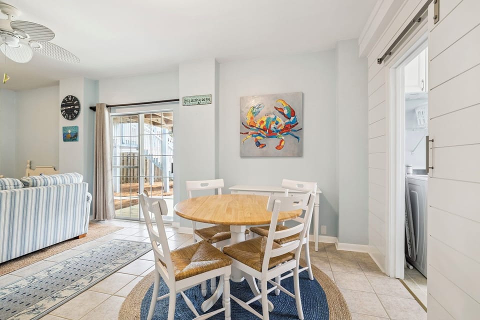 Dining Area with Seating for 4 - Perfect for Quick Bites or a Card Game!