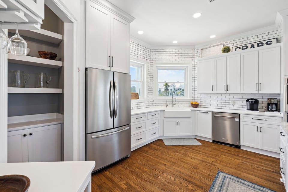 Chef's Kitchen Offering Stainless Steel Appliances