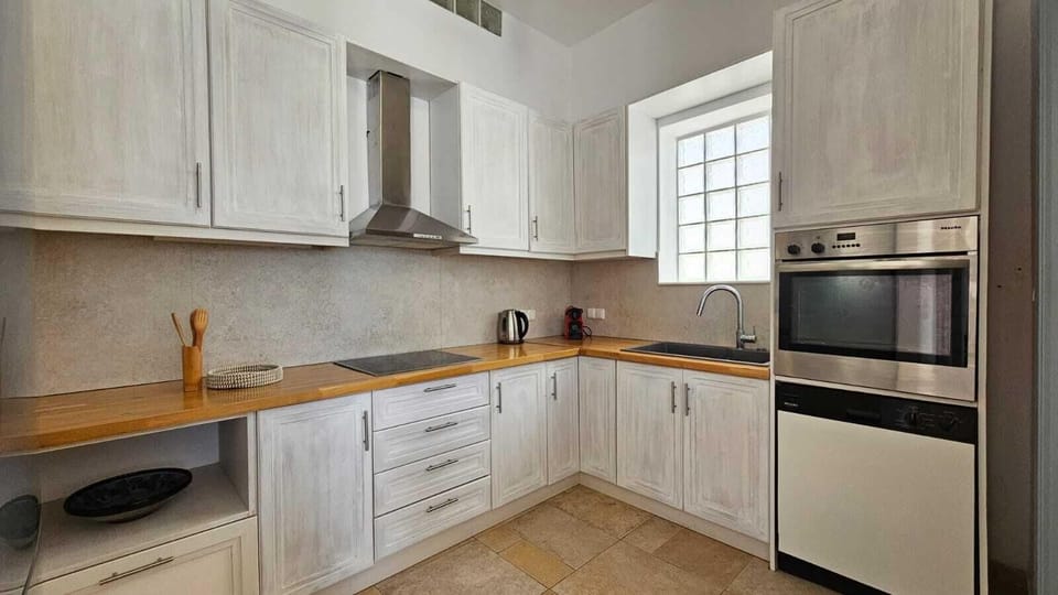 Premium Apartment, Sea View | Private kitchen | Espresso maker, coffee/tea maker, electric kettle