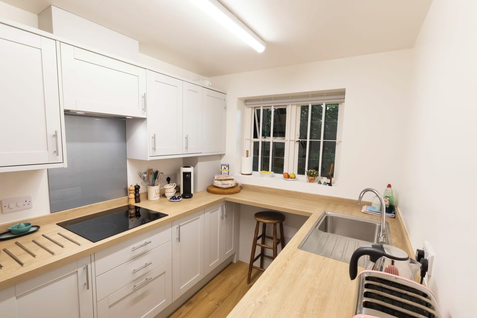 Microwave oven hob fridge dishwasher all you need for your stay .