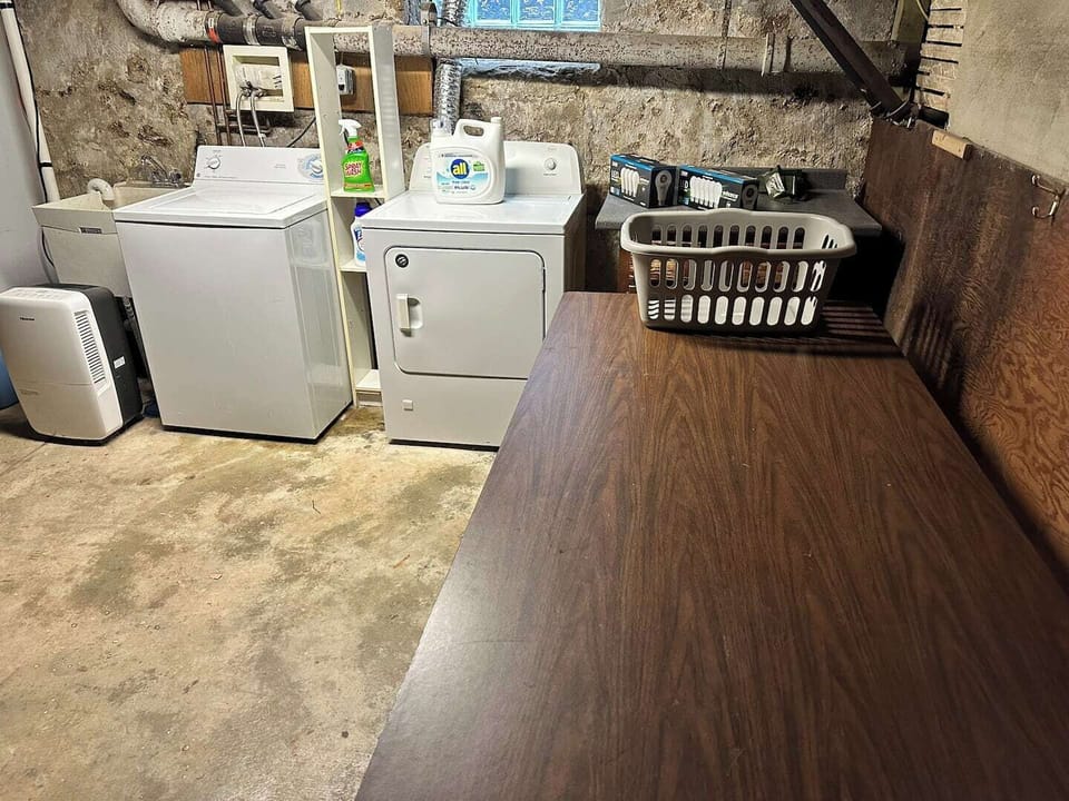 Laundry Area in Basement