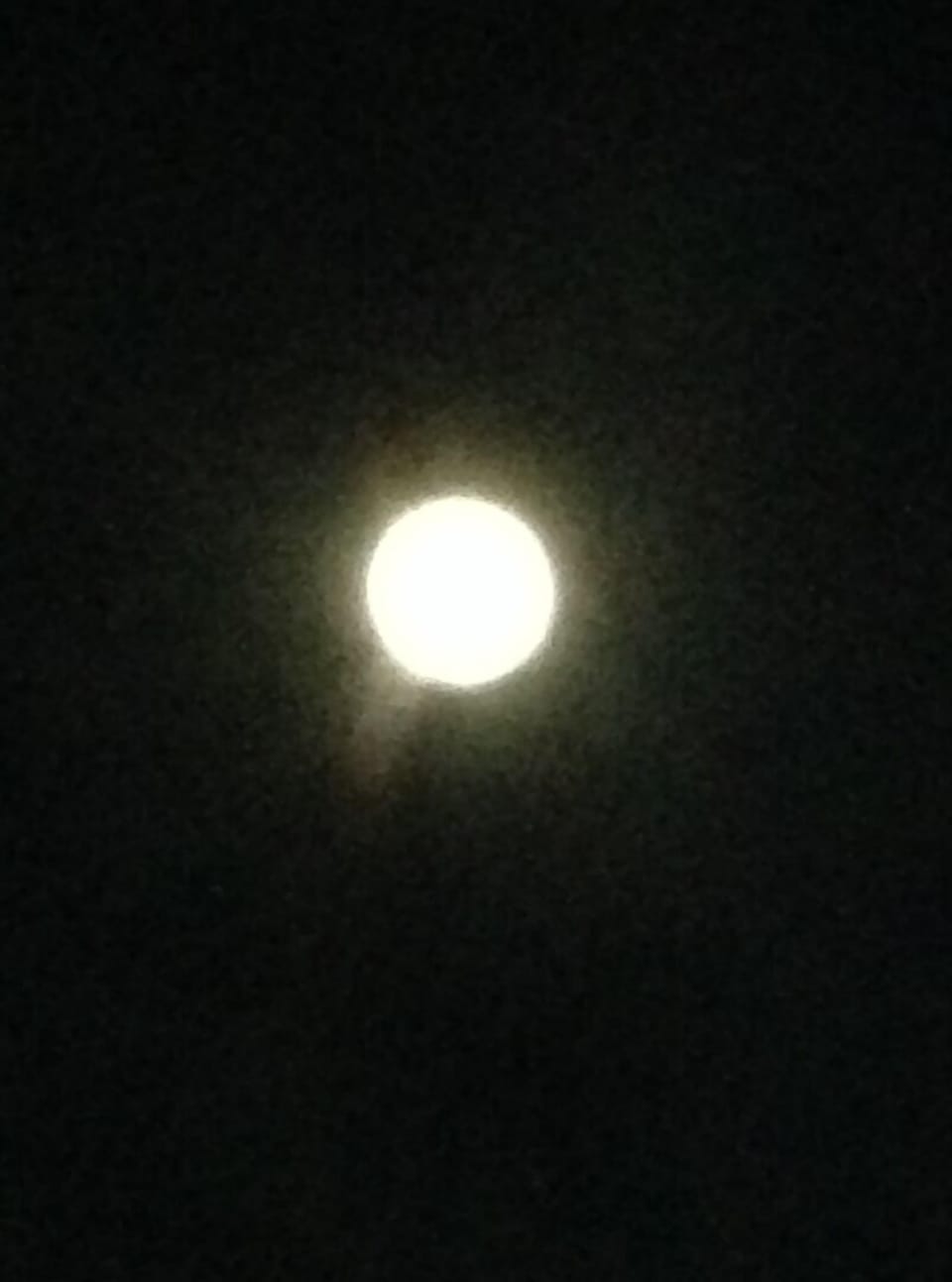 Full moon over Mallard MIst Cove at Cedar Creek Lake