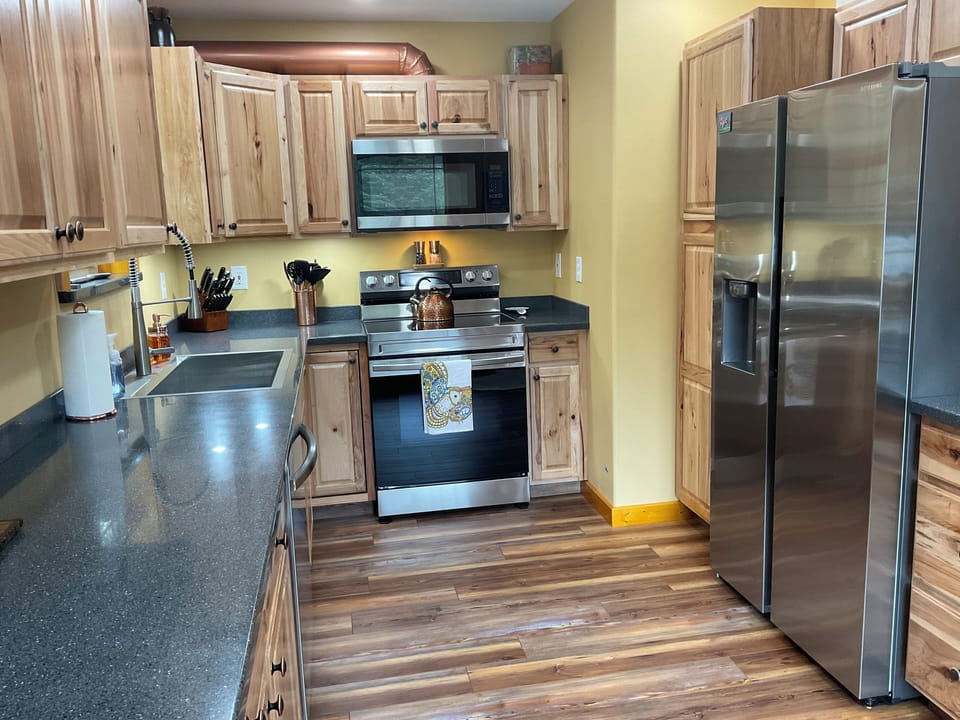 Fully equipped kitchen
