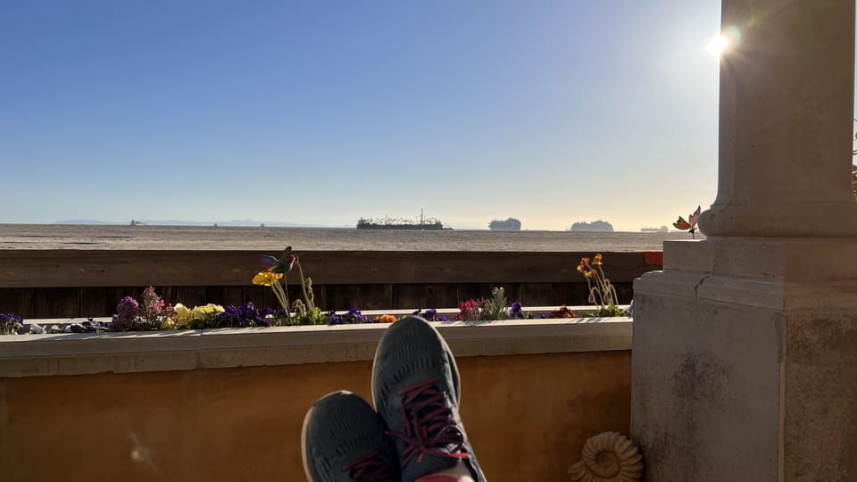 Put your feet up and enjoy the view 